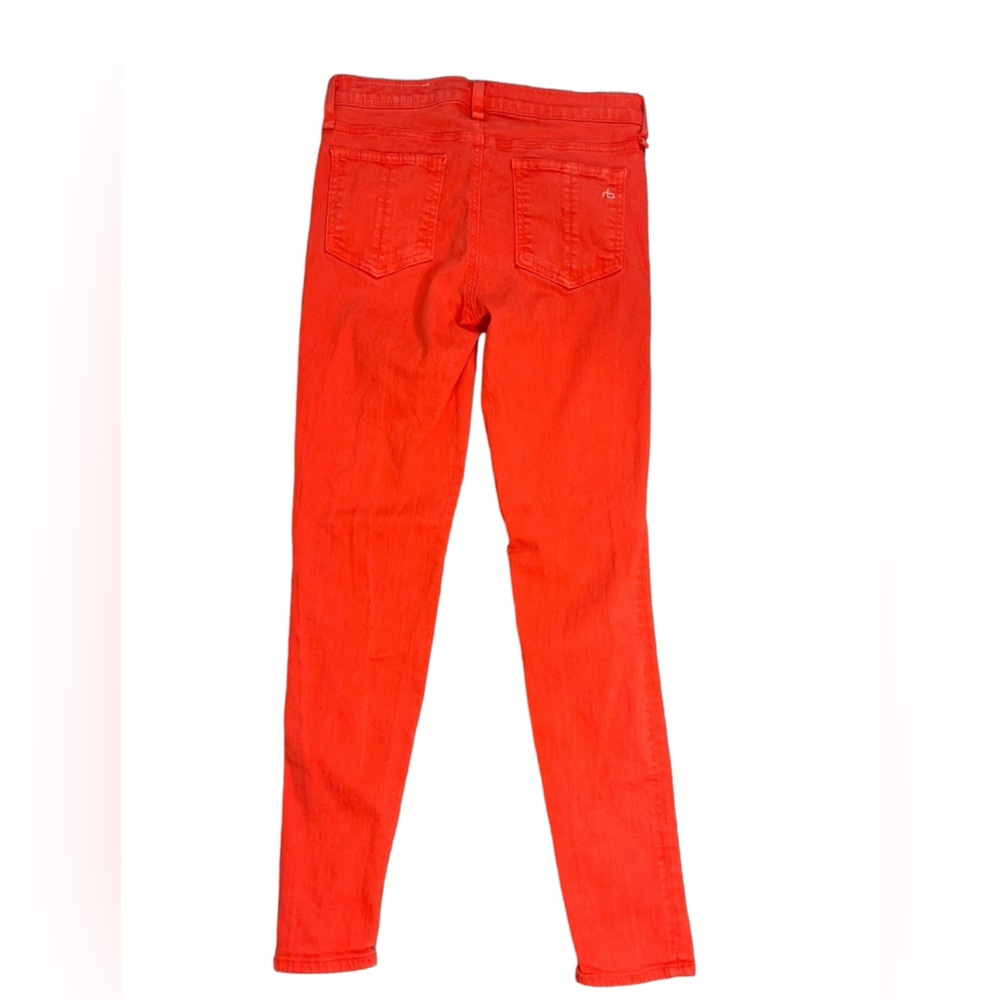 RAG & BONE Zipper Capri Orange - Picture 6 of 14